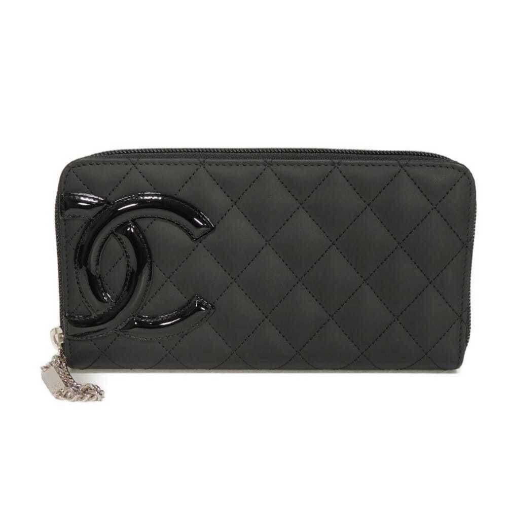 Chanel Matelassé Long Zip Wallet, Coco Mark, Patent Enamel Calfskin, 20 Serie...